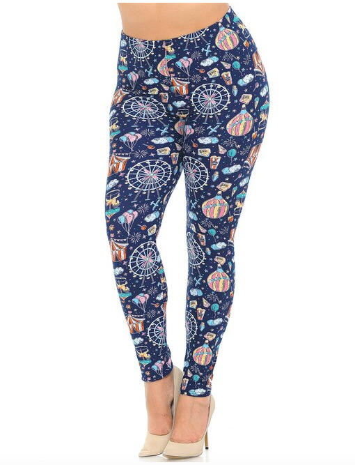 Vintage Carnival Buttery Soft Leggings