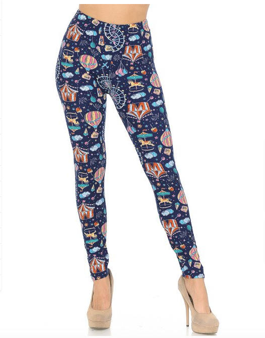 Vintage Carnival Buttery Soft Leggings