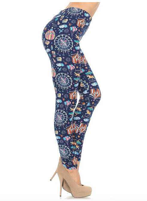 Vintage Carnival Buttery Soft Leggings