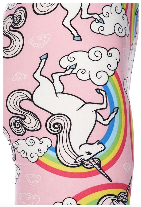Pink Rainbow Unicorn Leggings