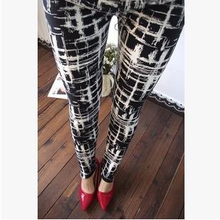 Black & White Splatter Buttery Soft Brushed Leggings