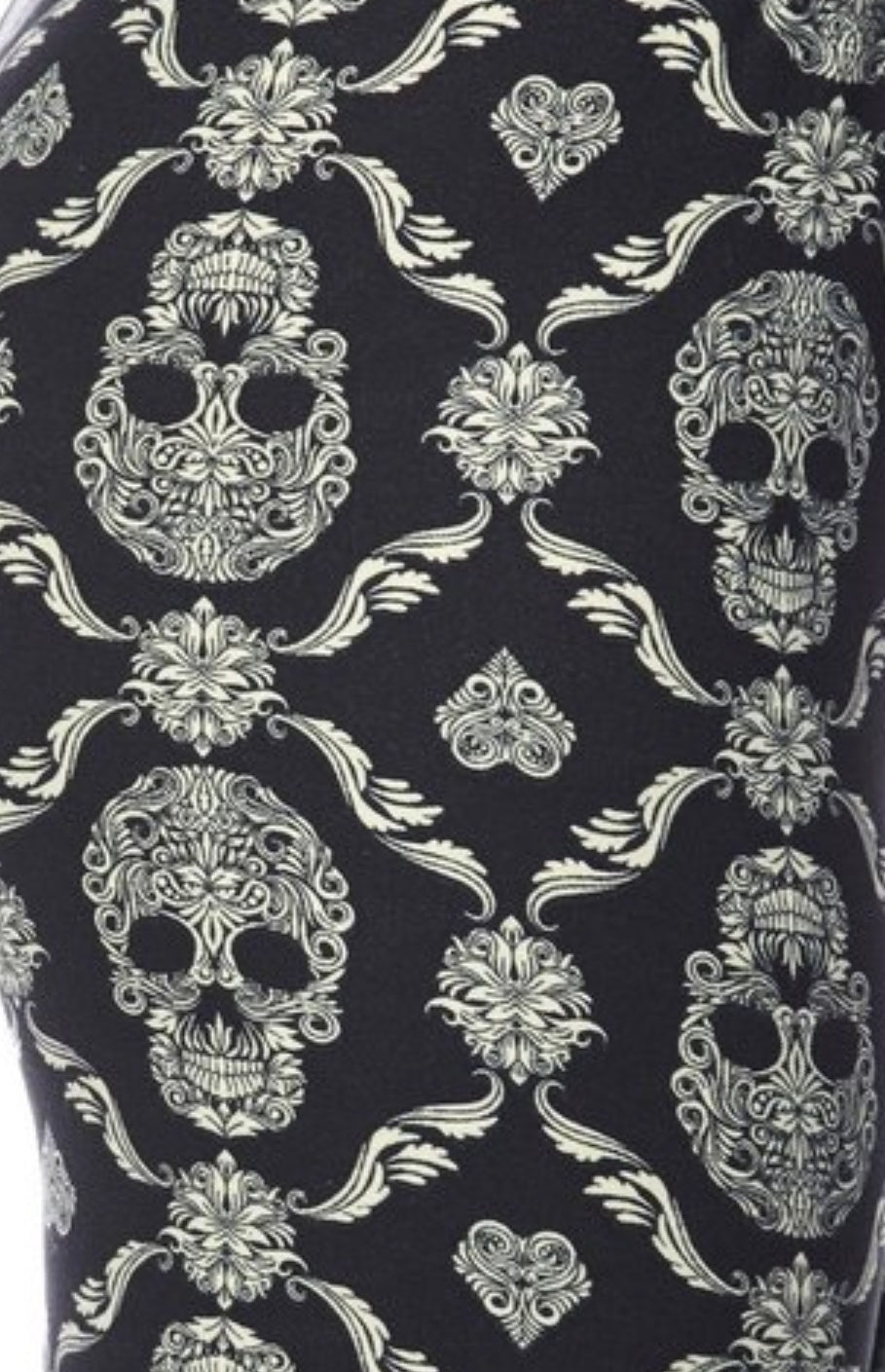 Skull Mandala Buttery Soft Brushed Leggings