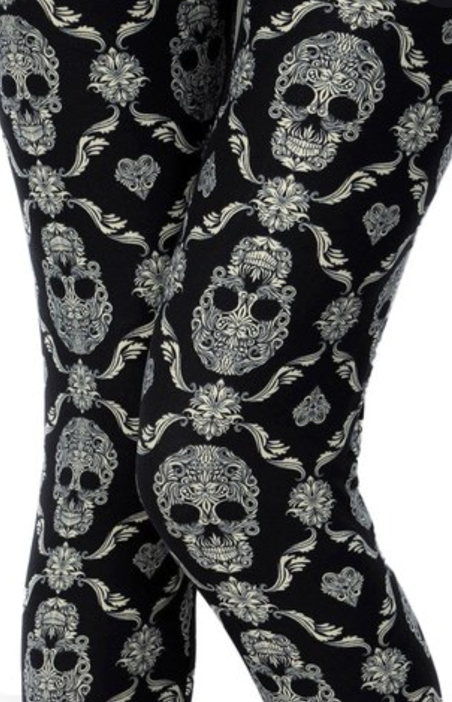 Skull Mandala Buttery Soft Brushed Leggings