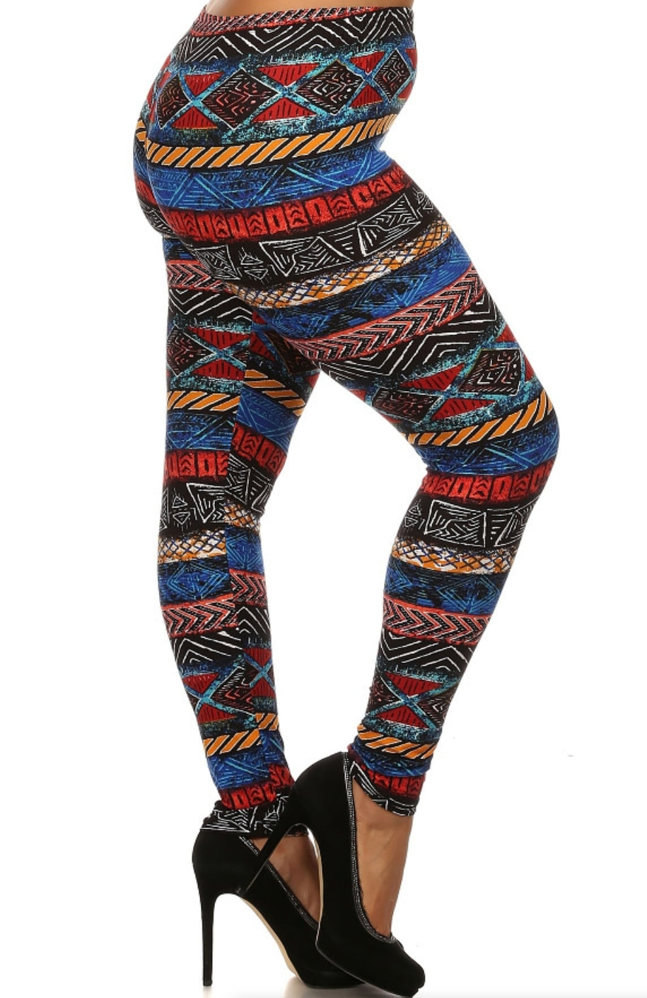 Tulum Tribal Buttery Soft Brushed Leggings