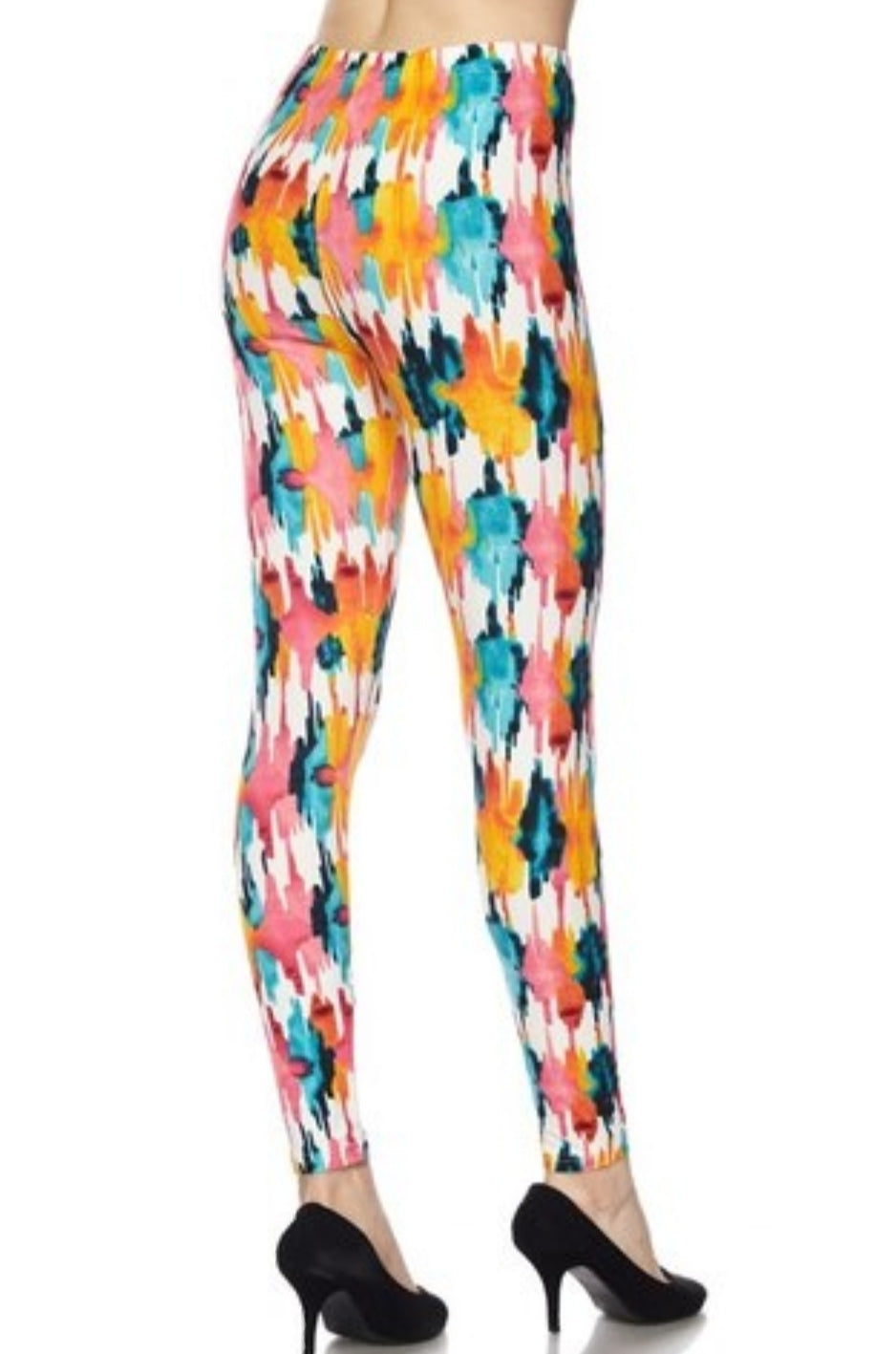 Lollipop Splash Buttery Soft Brushed Leggings