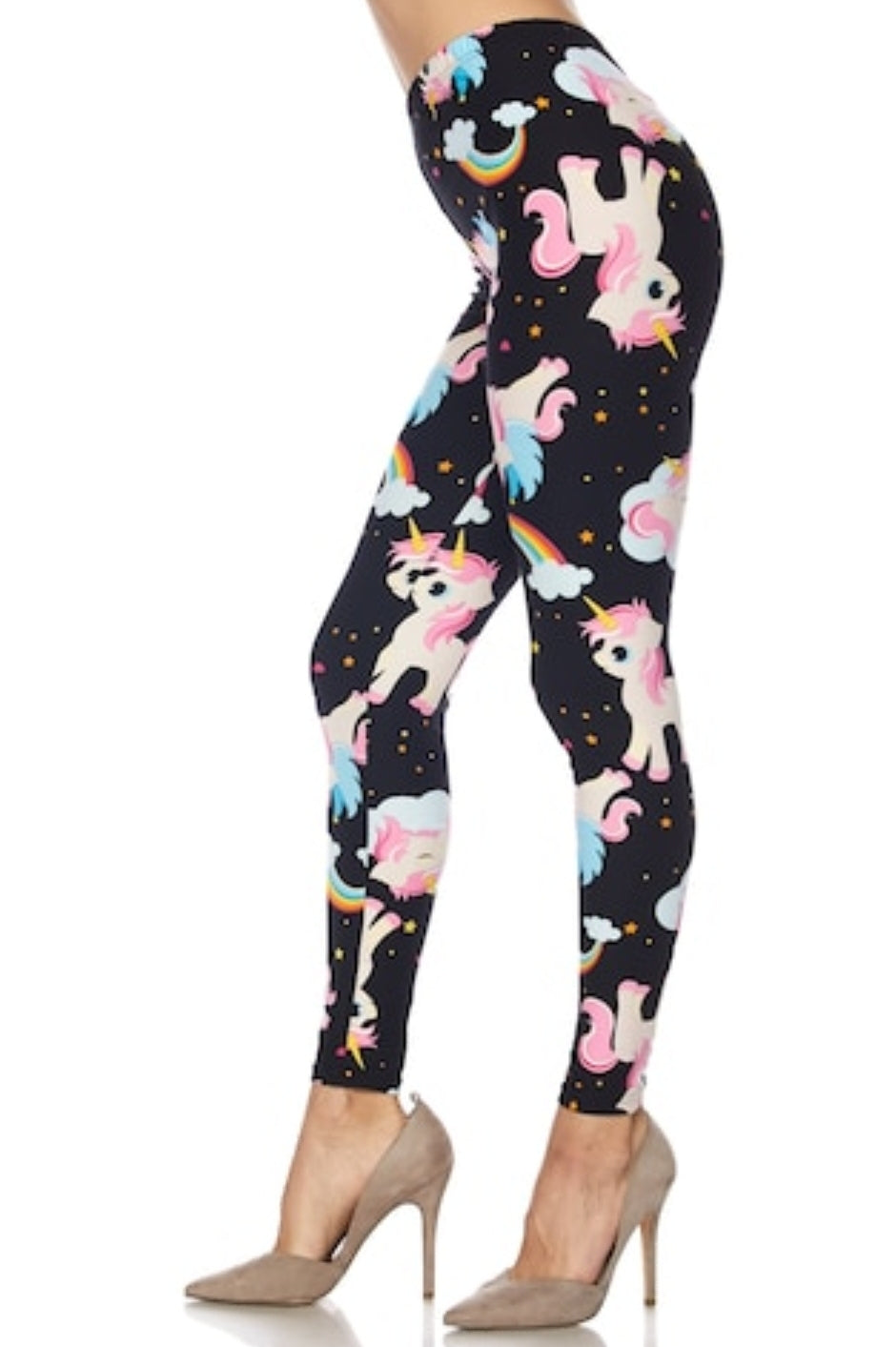 Cute Baby Unicorn Buttery Soft Brushed Leggings