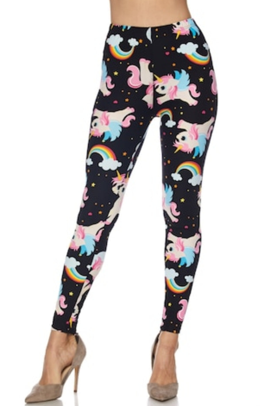 Cute Baby Unicorn Buttery Soft Brushed Leggings