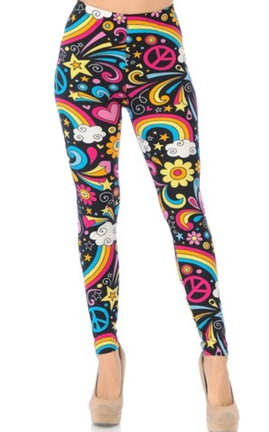 Groovy Hip Retro Buttery Soft Leggings