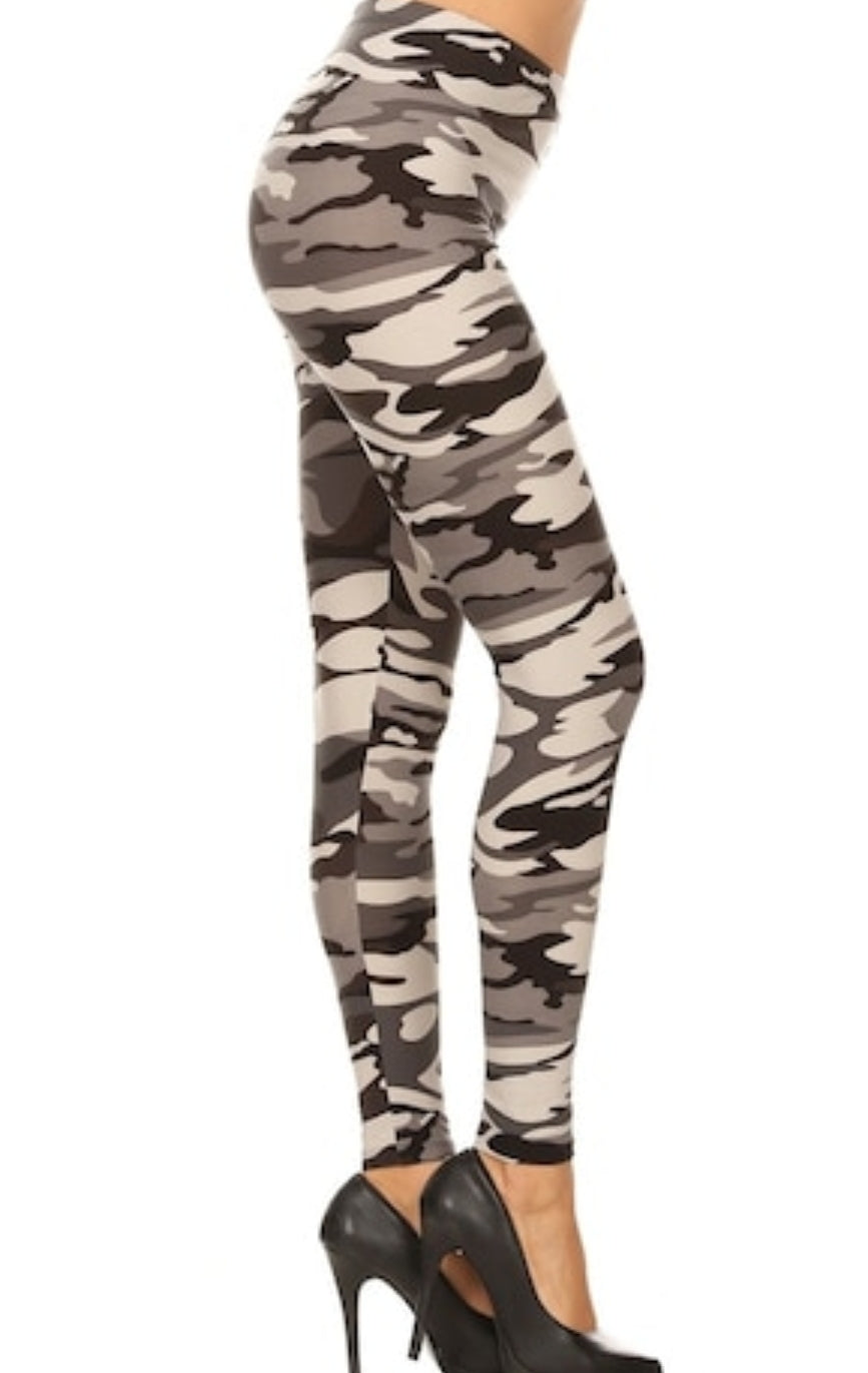 Camouflage Buttery Soft Brushed Leggings