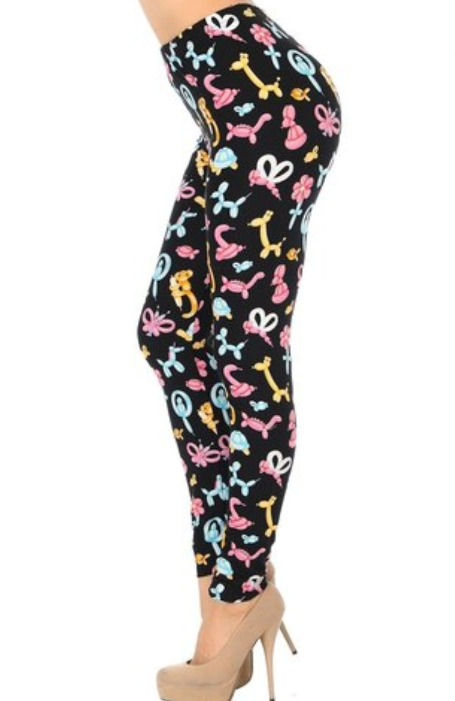 Cute Balloon Animals Buttery Soft Brushed Leggings