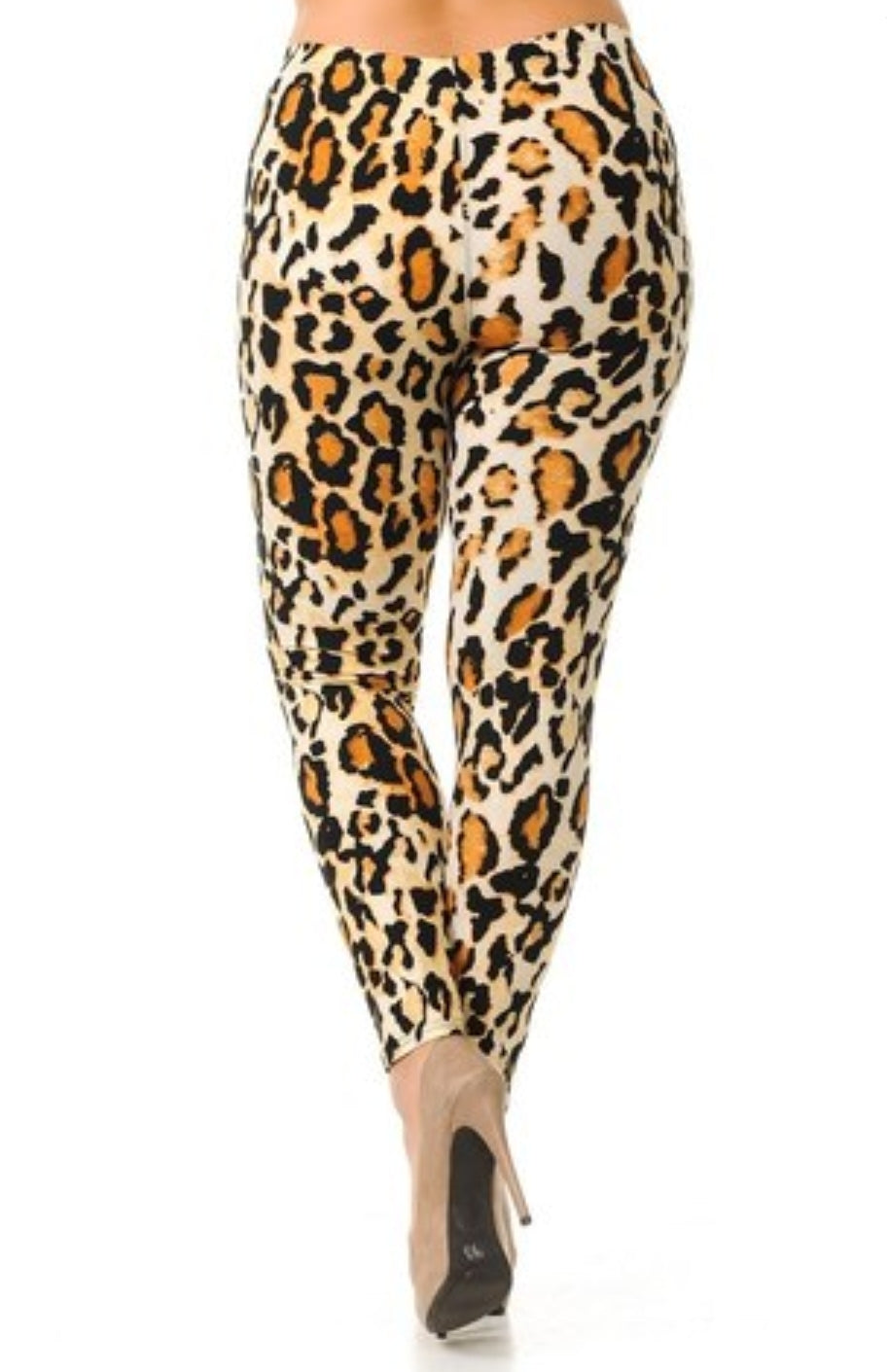 Brazilian Leopard Super Soft Brushed Leggings 3x-5x