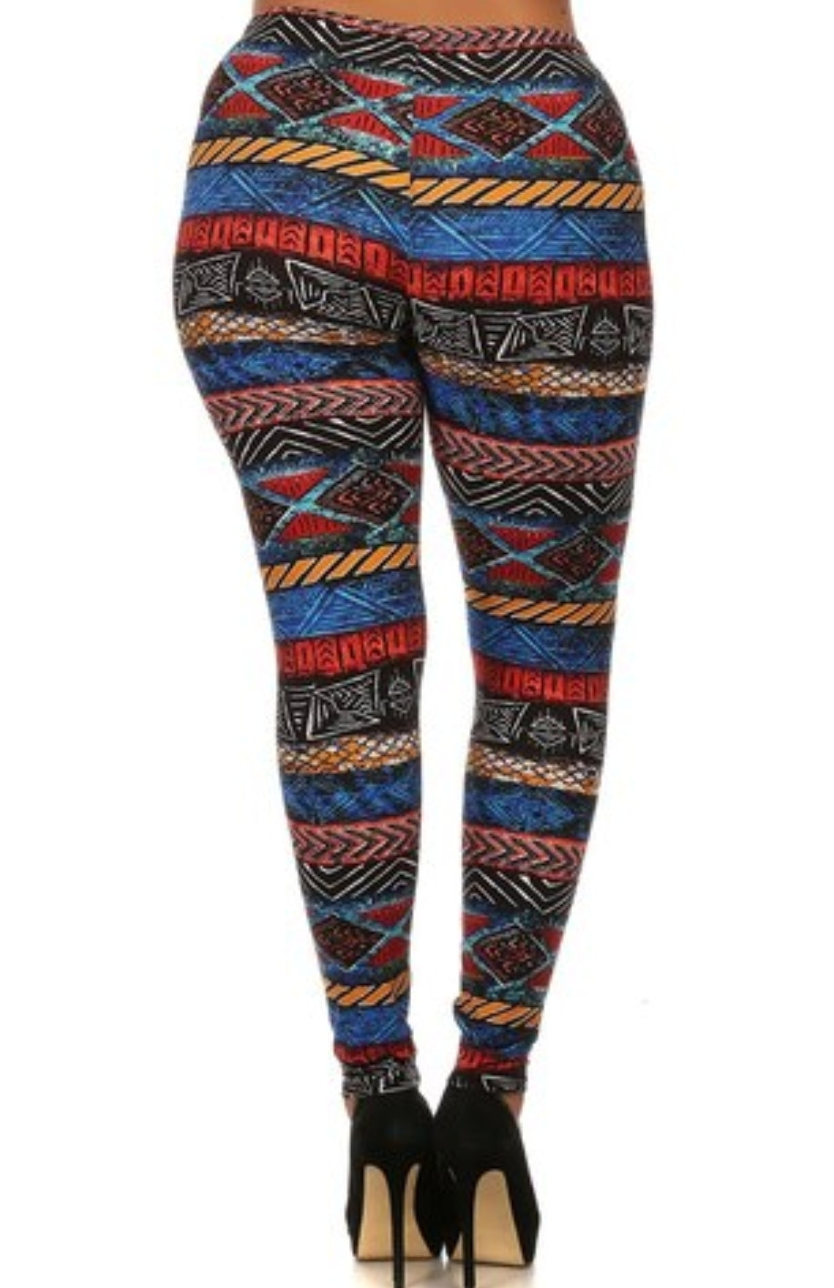 Tulum Tribal Buttery Soft Brushed Leggings