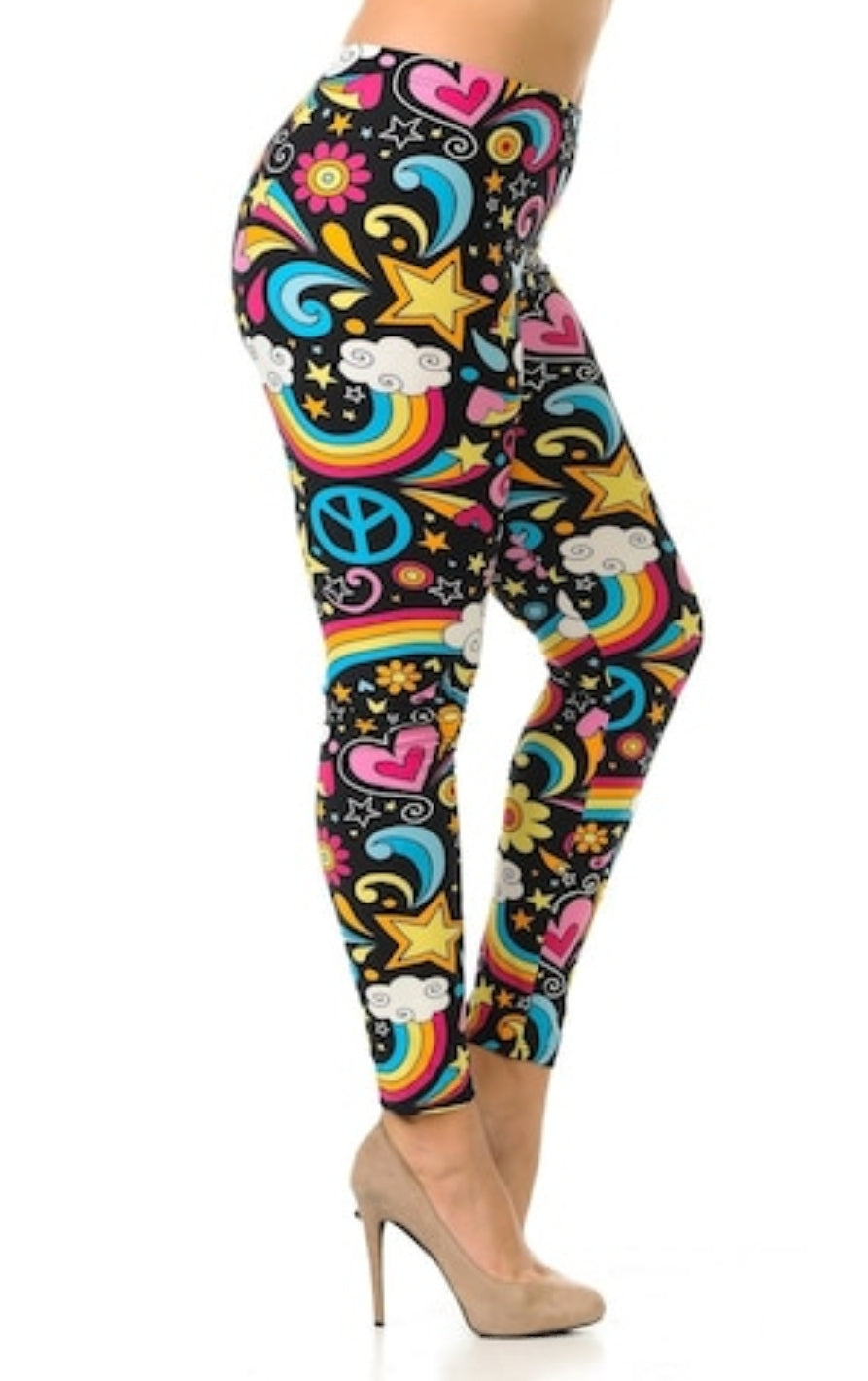 Groovy Hip Retro Buttery Soft Leggings