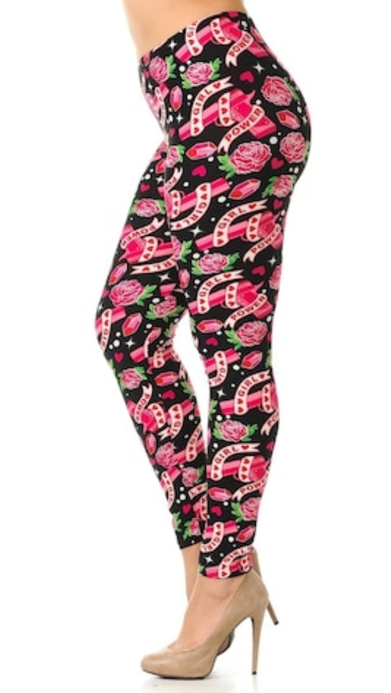 Girl Power Buttery Soft Brushed Leggings