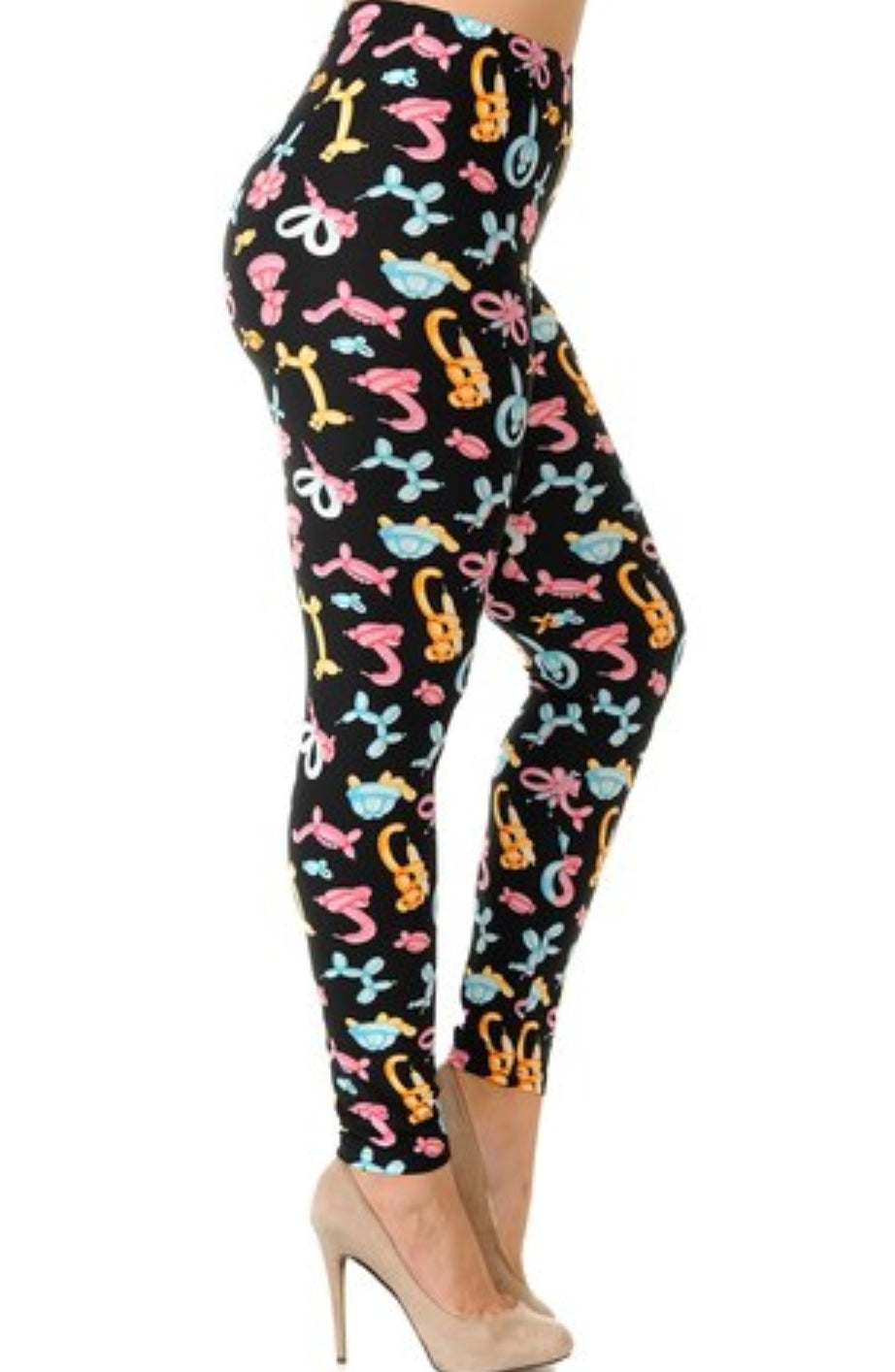 Cute Balloon Animals Buttery Soft Brushed Leggings