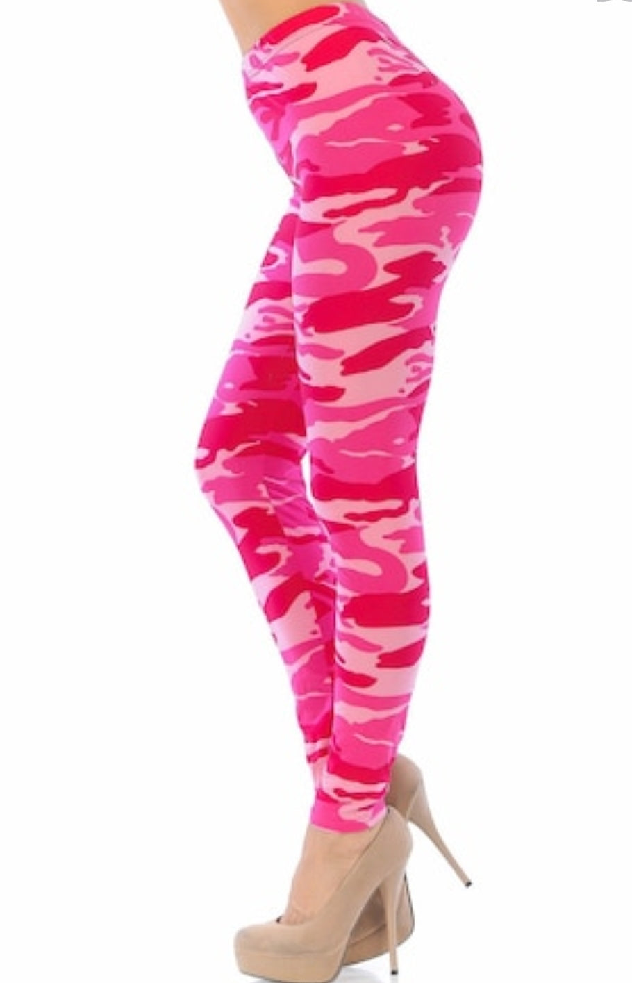 Camouflage Buttery Soft Brushed Leggings