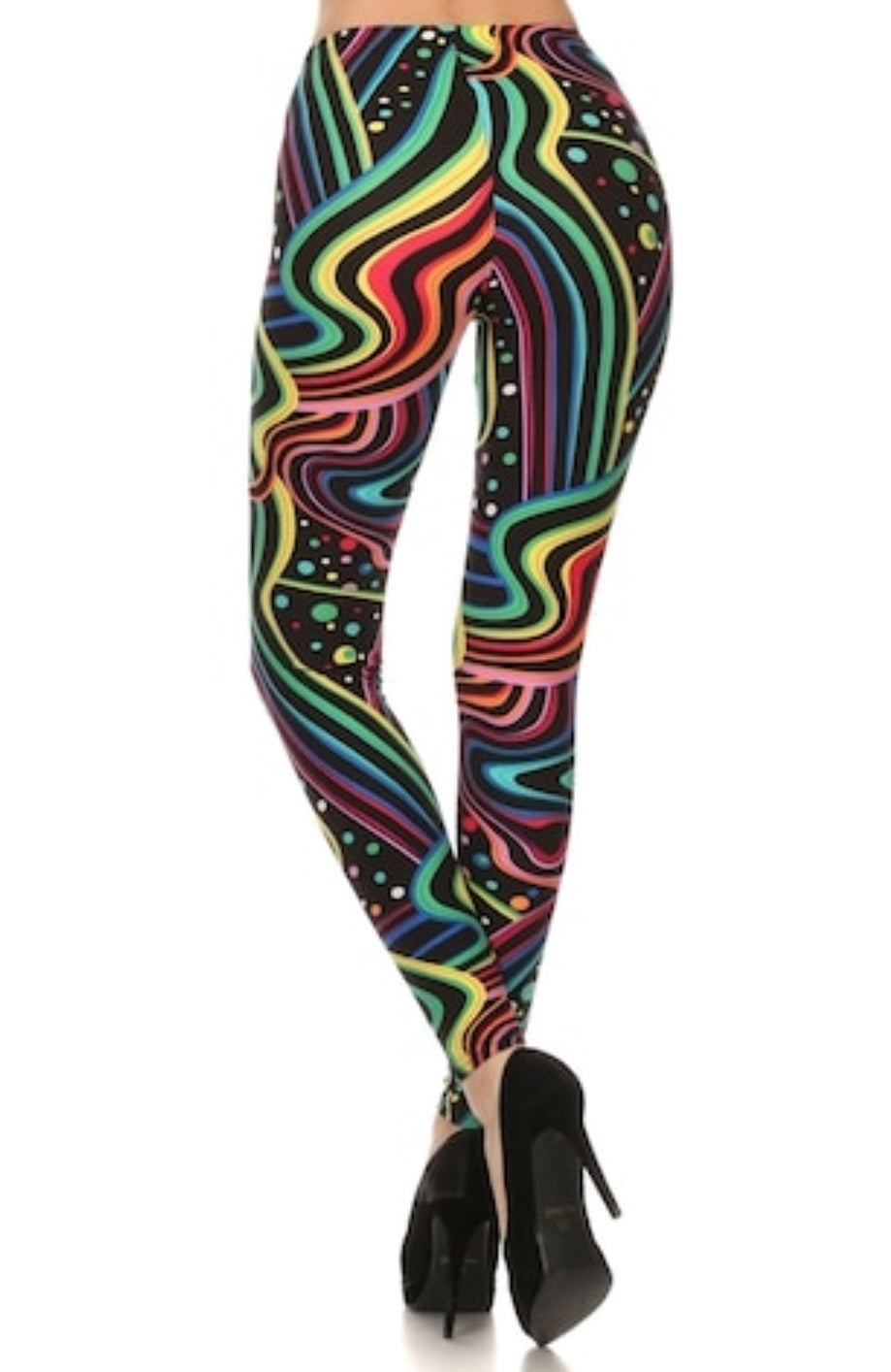 Groovy Rainbow Super Soft Brushed Leggings