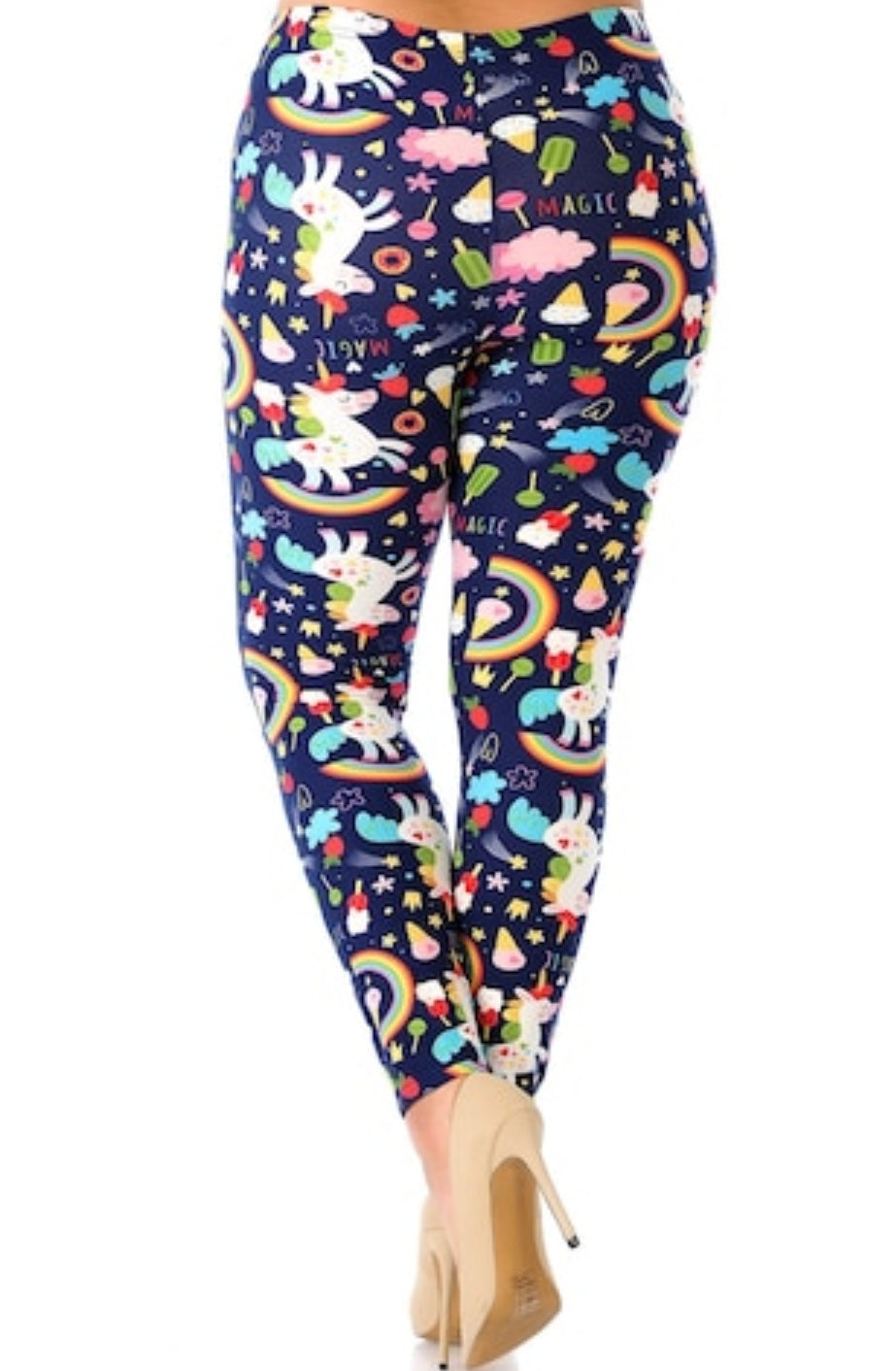 Delicious Treats & Unicorns Super Soft Brushed Leggings